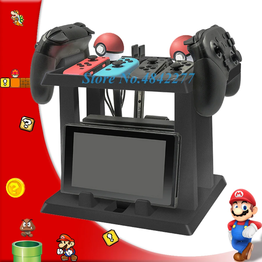 

2019 Nintend Switch Accessories Nintendoswitch Game Disc Storage Controller Holder Console Stand Tower for Nintendo Switch Games