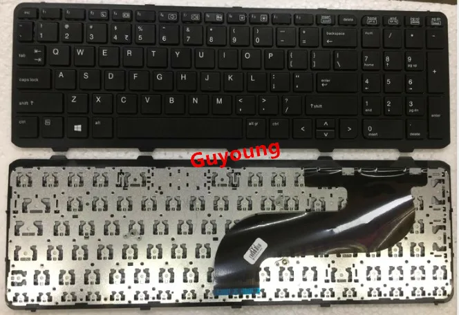 

English keyboard with frame for HP Probook 650 G1 655 G1 US laptop