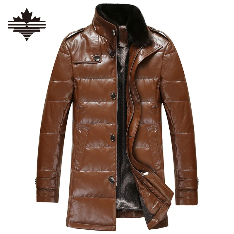 Удлиненная Кожаная Куртка Мужская Купить