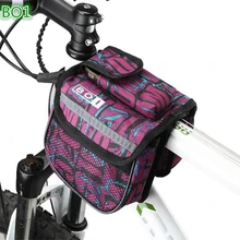 Bicycle Bags Bicycle Accessories Personalized Cycling Bike Pannier Frame Front Tube Double Bag 3 Colors