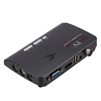 

1pcs HDMI DVB-T/DVB-T2 TV Tuner Receiver DVB T/T2 TV Box VGA AV CVBS 1080P Digital HD Satellite Receiver For LCD/CRT Monitors
