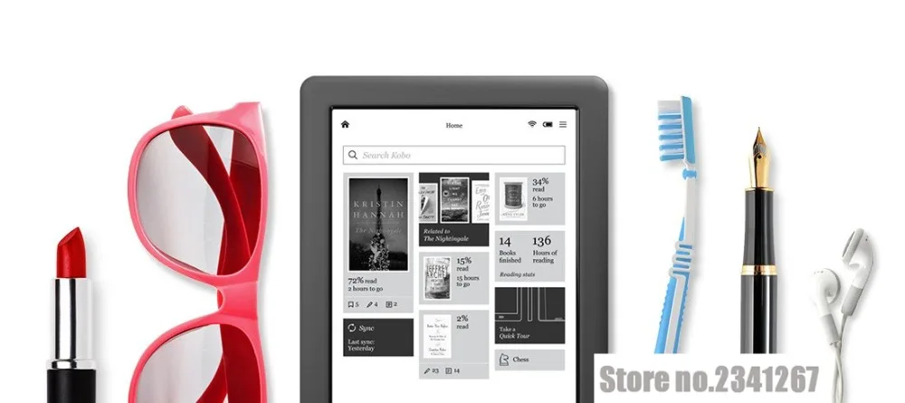 Kobo Glo HD 300PPI электронная книга 6 дюймов e-ink электронная читатель HD 1448x1072 сенсорный экран цифровые электронные книги читалка