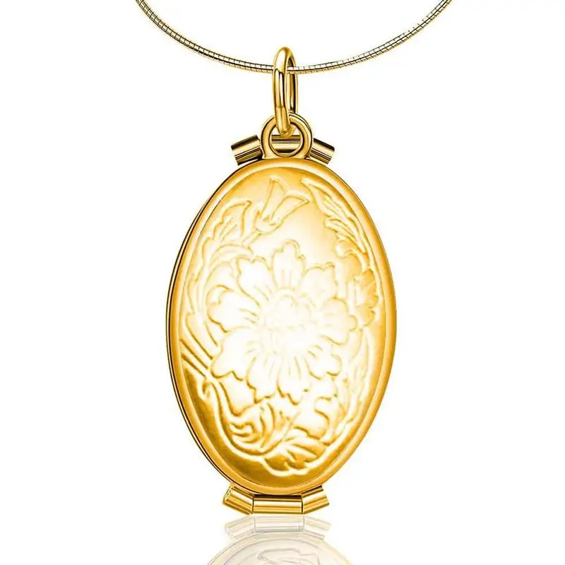 

Copper color Pendant Memory Floating Expanding Photo Locket Necklace Plated Angel Wings Flash Box Fashion Album Box Necklaces