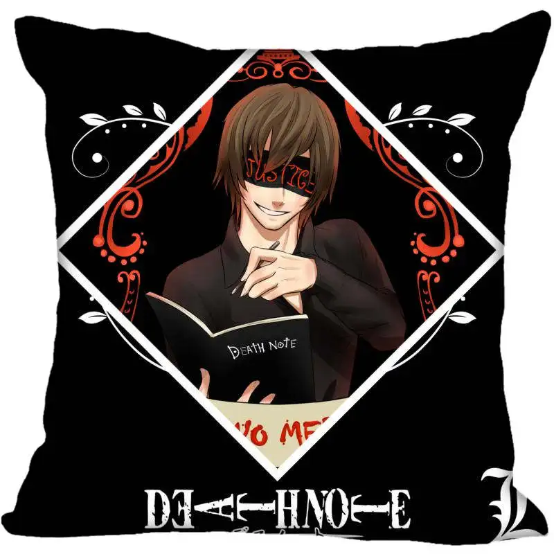 Best Death Note декоративная Свадебные наволочки на заказ подарок(с одной стороны) наволочки с рисунком - Цвет: Pillowcase 7