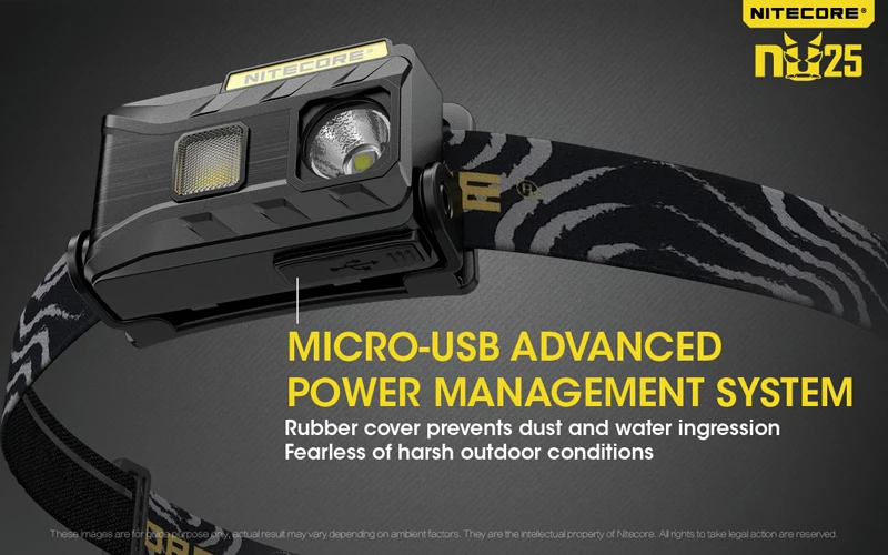 Nitecore NU25 Micro-USB Rechargeable Headlamp (17)