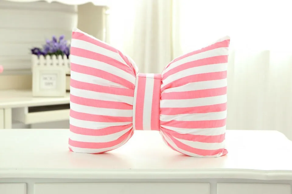 Almofada para Meninas e Presentes do Dia dos Namorados Pano Bowknot Brinquedo Adorável Travesseiro Destacável Lavagem Ntdiz0216 Ins 6 namorados destacável lavagem ntdiz0216