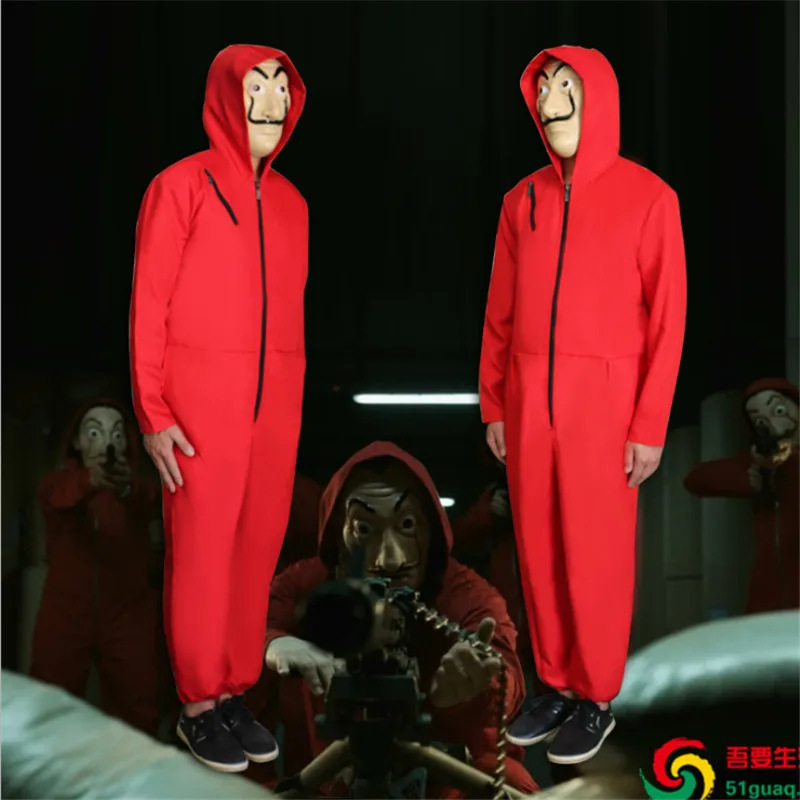 Деньги Heist The House of Papel маскарадный костюм для мужчин и женщин Salvador Dali карнавальный