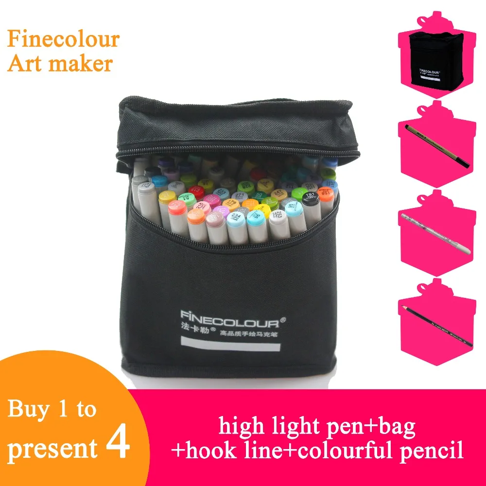 Набор Аниме FINECOLOUR EF101 профессиональная кисть для эскиза набор одежды чернила на