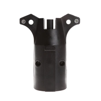 

2019 New 7 Way Round to 4 Pin Flat Blade Trailer Connector Plug Light Adapter RV Boat Auto Parts