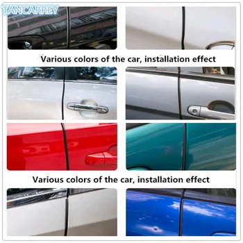 

Car Styling door edge rubber scratch Stickers for skoda octavia renault clio volkswagen golf 6 ford focus amg Accessories