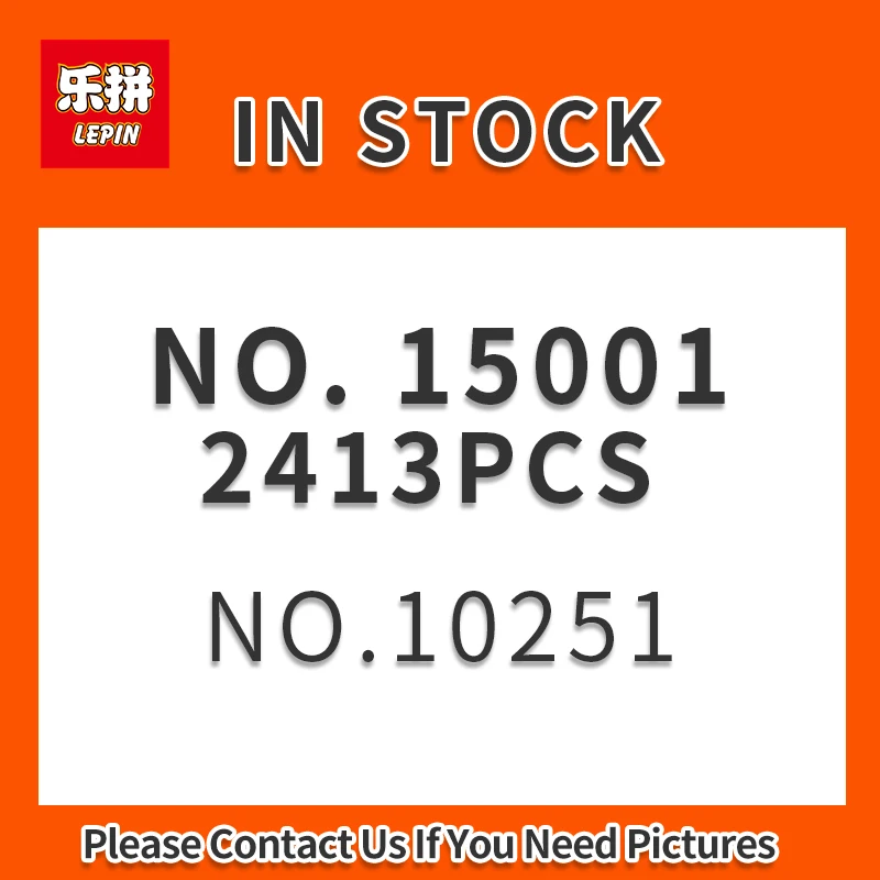 

In Stock LEPIN Brick Bank 15001 2413Pcs Model Building Kits Blocks Bricks Toy Compatible With 10251