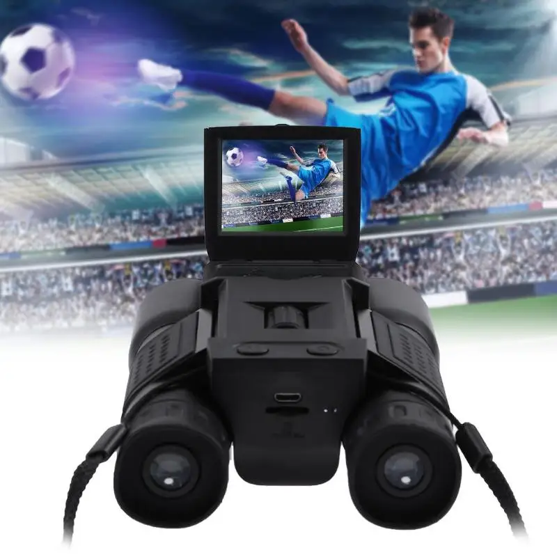 

USB Digital Binocular Telescope 2 inch LCD Screen HD 720P 96m/1000m Zoom Telescopio DVR Camera Video Recording