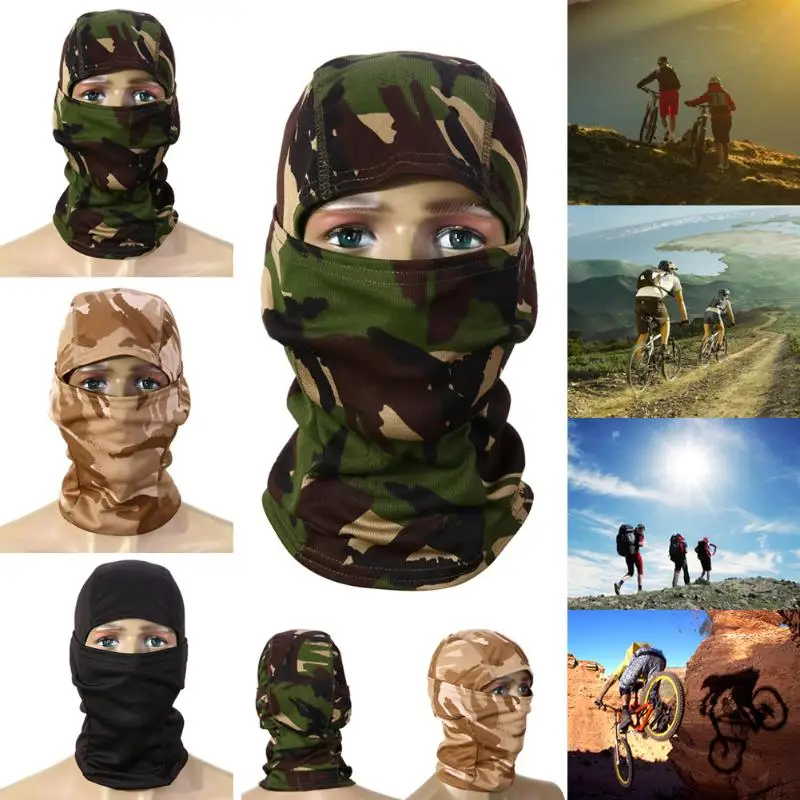 

3D Camouflage Mask Camo Headgear Balaclava Face Mask for Hunting Fishing Cycling Face Protection Equipment