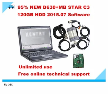

Top D630+MB STAR C3+HDD with mb c3 2015.07 software All New red Relay and five Strong Copper Cable star c3 MB C3 Free Shipping