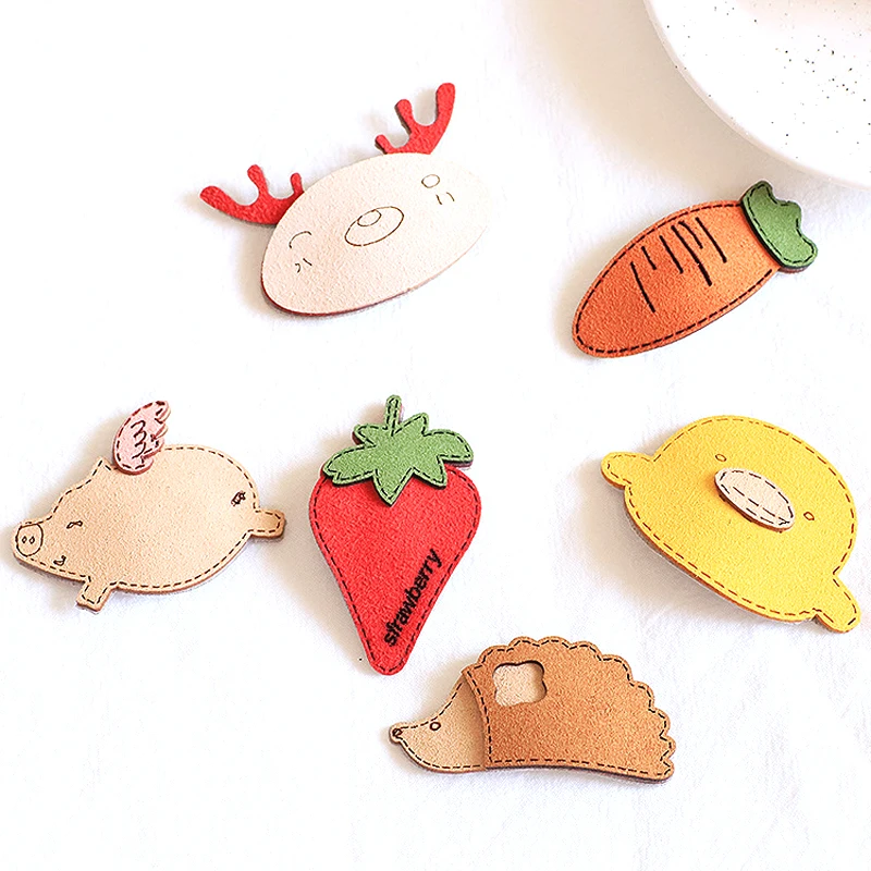 

1PC New Children Cartoon Hair Accessories Cute Elk Hedgehog Animal Hair Clips Strawberry Fruit Hairpins Princess Kids Headwear