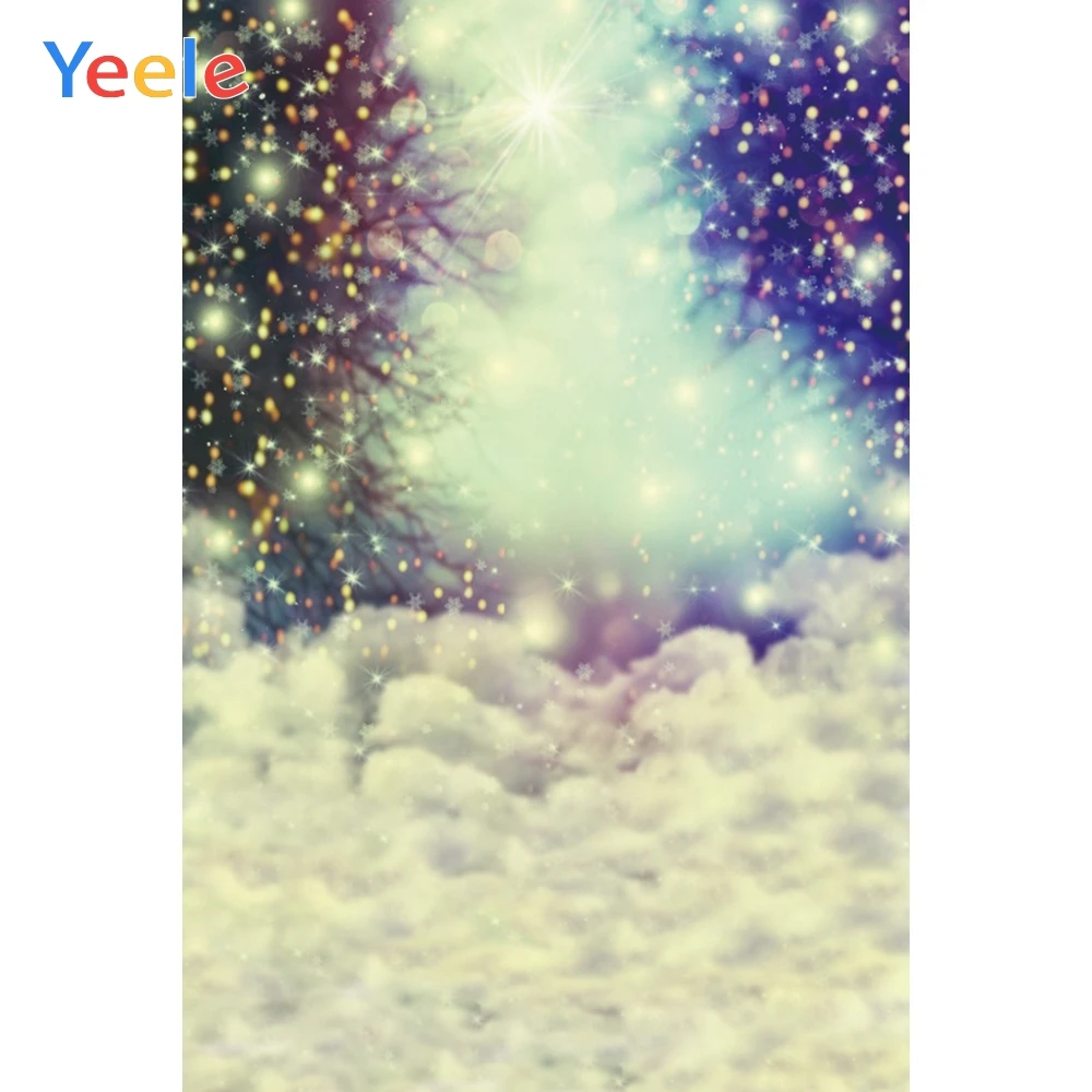 Yeele Wallpaper Party Backgroumd Tree Bokeh Lights Photography Backdrops Personalized Photographic Backgrounds For Photo Studio |