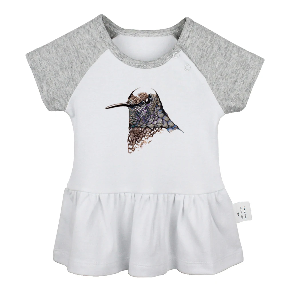 Inky Hummingbird ART Game of Thrones The Police Rock Band черные розовые платья для новорожденных девочек