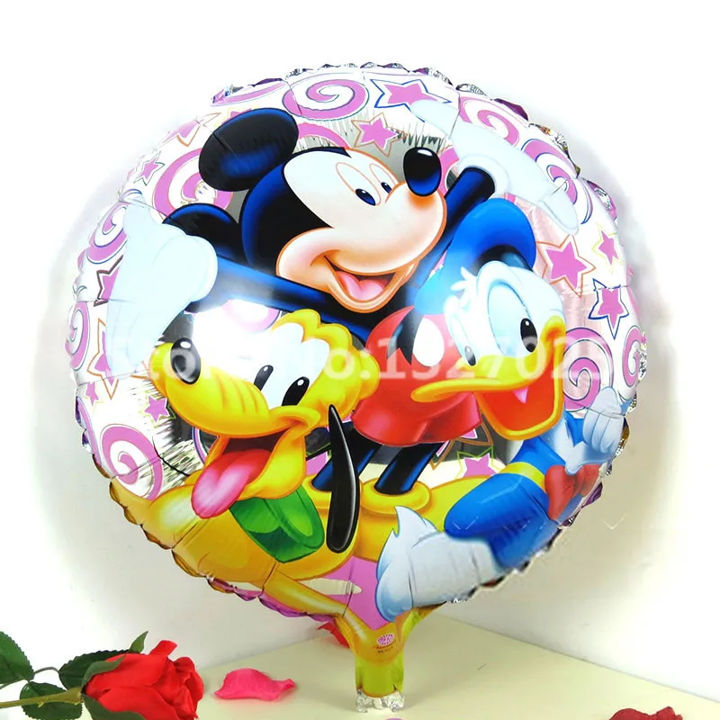 

3PCS Mickey Balloons Dog Donald Duck Birthday Party Supplies Decoration Cartoon Ball Mickey Party Supplies Ball inflables baloes