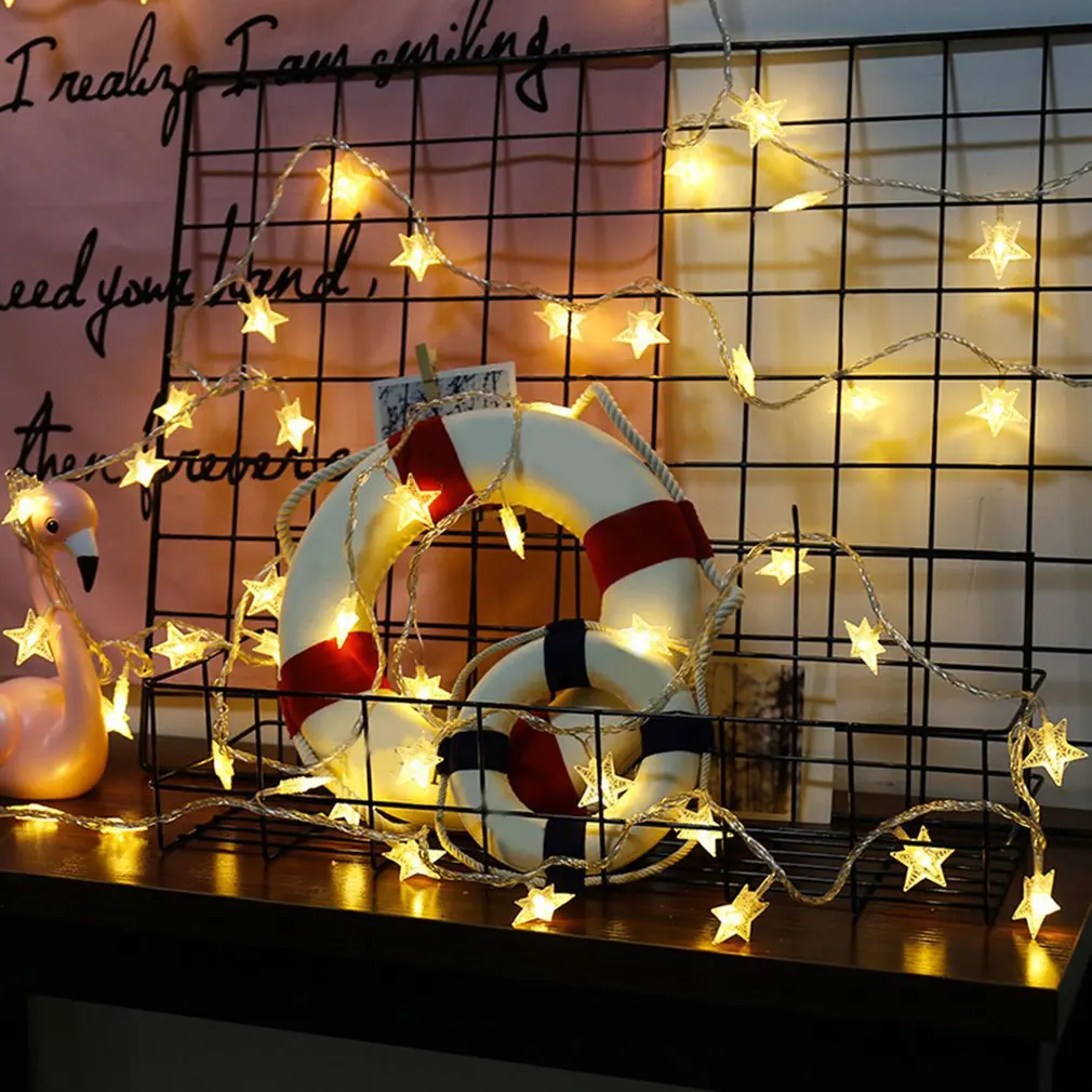 6/10 м USB Рождественский светодиодный светильник гирлянда Сказочный светильник s теплый белый/Красочный Снежинка елка Рождественский Декор для дома Прямая поставка