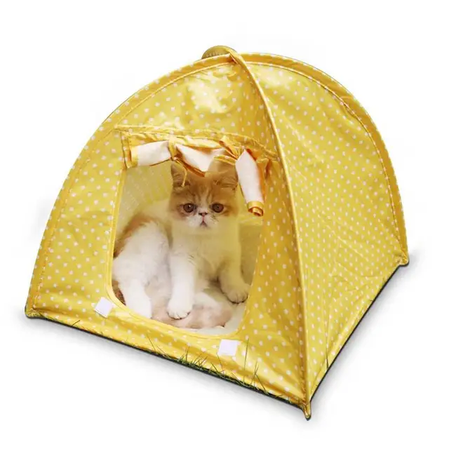 Foldable Four Seasons Universal Pet Tent Puppy Cat House Cat Toy House Anti mosquito Cat Litter