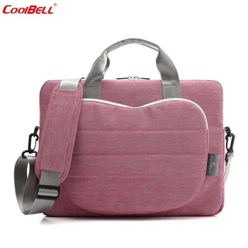 

COOLBELL Newest Laptop bag for 12.4" 13.3" 15.6" Notebook Color collocation business single shoulder bag handbag bag