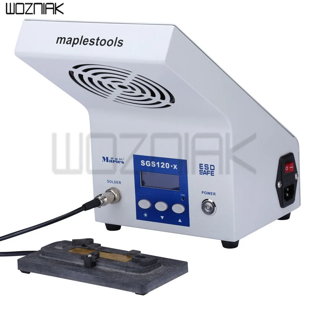  SGS120X Desoldering Rework Station Solder Platform With Smoking Device For IPhone Motherboard CPU C