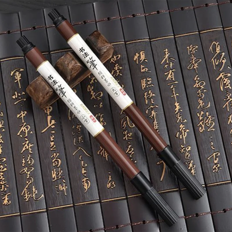 

Creative Chinese Ink Calligraphy Soft Brush Art Pen for Drawing Vintage Writing Tool for Student Stationery School Supplies