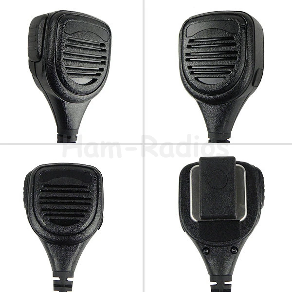Водонепроницаемый ручной динамик микрофон для Motorola Radio XPR6550/6500 XIRP8268 DP3400 черный
