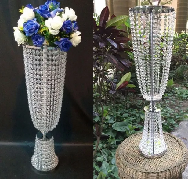 Svatební stůl dekorace pro umělé hedvábí květiny / květ kytice držák / dort stojan / strana stolní stojan pozadí (výška 100 cm  t
