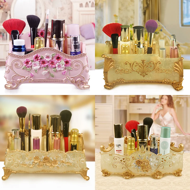 

Korean desktop non drawer type cosmetic storage box bedside skin care products facial mask box resin non wood