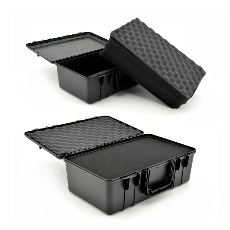 Beste Beschermende veiligheid Toolbox Apparatuur doos koffer slagvast Instrument case Shockproof Plastic Verzegelde Gereedschapskist met spons