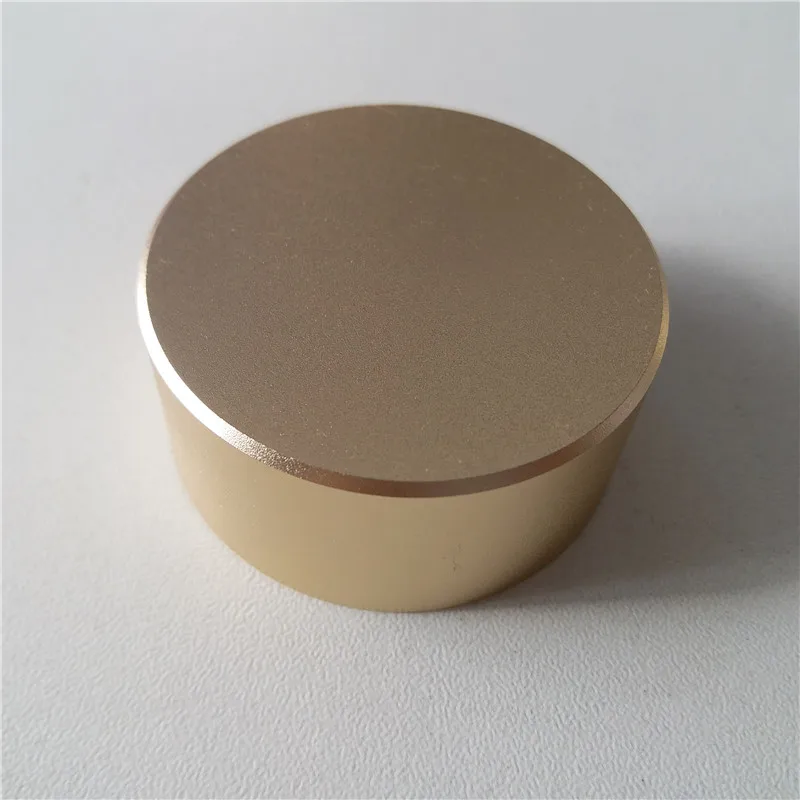 

4pcs aluminum plastic knob potentiometer knob 48*22*6mm gold potentiometer cap Volume knob switch cap Encoder for amplifier