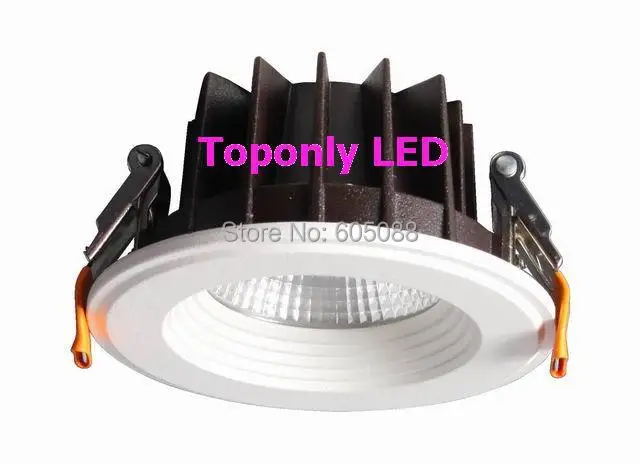

2018 New Retrofit iVAR 4" Round 9w Epistar COB LED Downlight Indoor Led Exhibiton Cabinet Lighting 3 Year Warranty 500pcs/lot