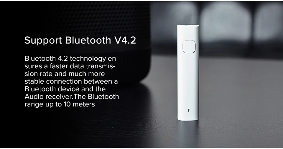 Xiaomi Bluetooth аудио приемник беспроводной адаптер Профессиональный усилитель чип Bluetooth 4,2 Встроенный аккумулятор двойное соединение