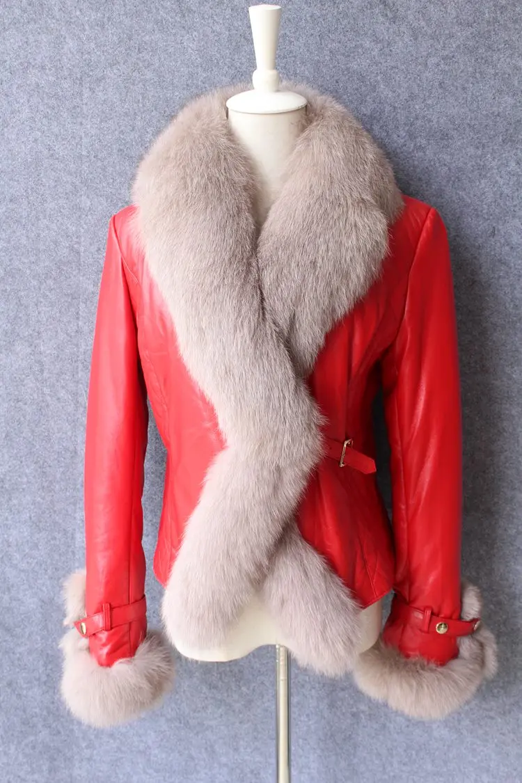 genuine sheepskin leather jacket  (4)