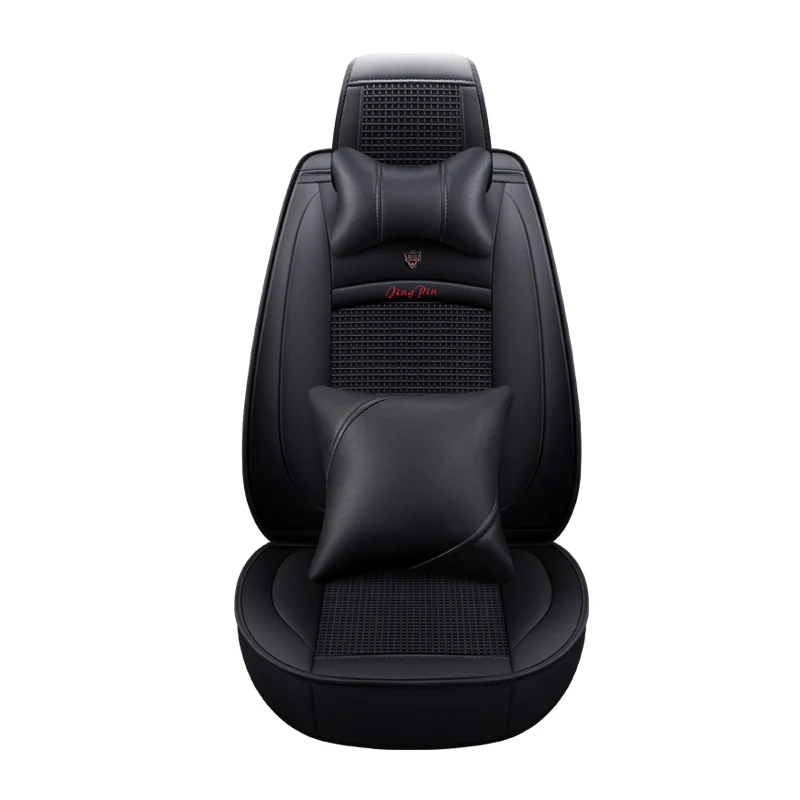 

New leather ice silk universal seat cover for honda accord 2003-2007 2018 honda civic 2018 crv jazz fit city Car seat protector