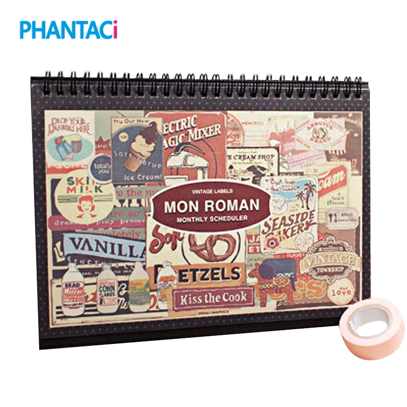 New 2020 DIY Print Desk Calendar Desktop To Do List Daily Planner Book Office Supplies Standing School Korean | Канцтовары для