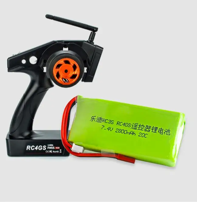 

1 2 pcs Li-Polymer 2S 7.4V 2800mah 20C Lipo Battery For Radiolink RC3S RC4GS RC6GS Transmitter