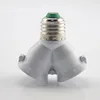 Adaptador de base para bombillas, divisor de lámpara 1 E27 a 2 E27, convertidor 2E27 265V 2A LED en forma de Y, soporte de luz, toma de conversión, 1 Uds. ► Foto 2/6