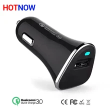 HOTNOW QC3.0/Quick Charge 3,0 36W Переходник USB для зарядки в машине поддержка 12 V/1.5A 9 V/2A 5 V/2.4A автоопределение для samsung iPhone htc