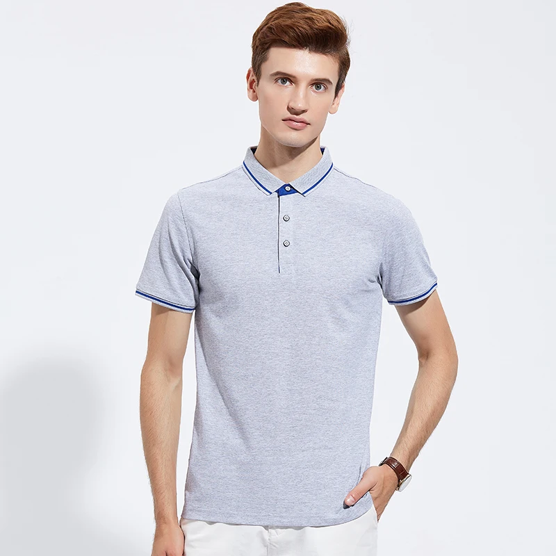  New Brand Men/Ms Polo Shirts Mens summer Cotton business Short Sleeve Polos Shirt Casual Solid Colo