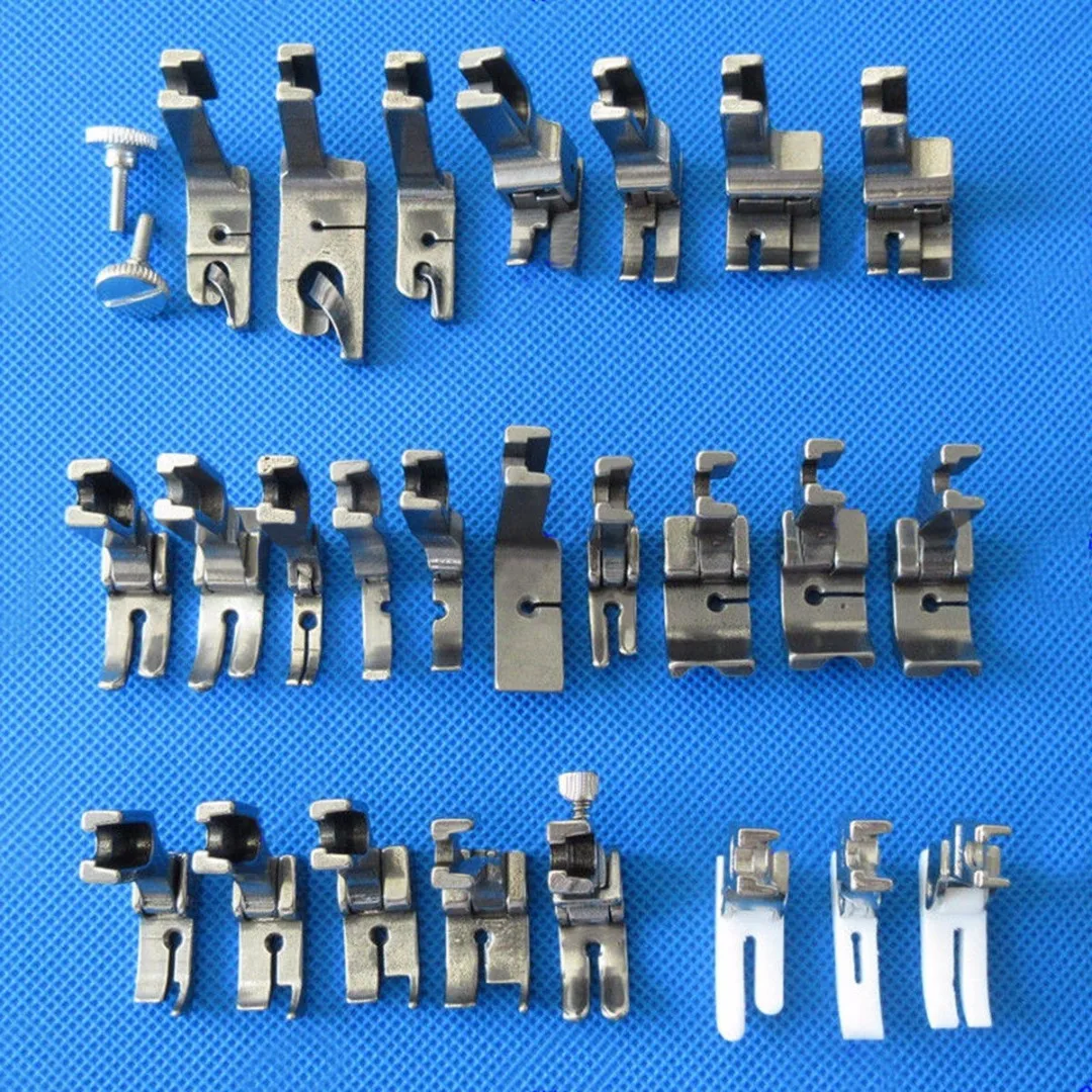 

25pcs/set DIY Industrial Sewing Machine Presser Foot for JUKI DDL-5550 8500 8700 9000