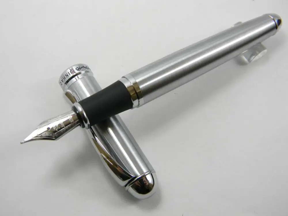 Jinhao X750 горячий цвет шахматная доска металлический подарок Средний Перьевая ручка - Цвет: AB2