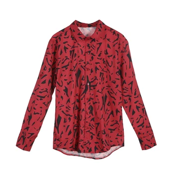 

Men's Formal Casual Business Floral Long Sleeve Button Shirt Dress Shirt Tops