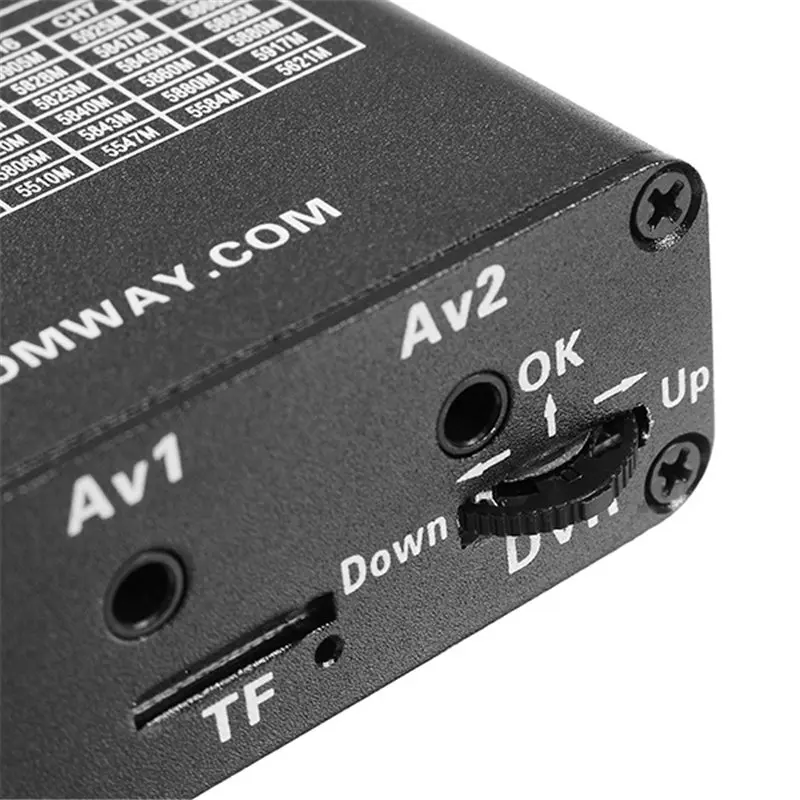 Aomway RX006 DVR видеорегистратор 5,8G 48CH разнообразие Raceband A/V приемник для RC Мультикоптер антенный передатчик часть