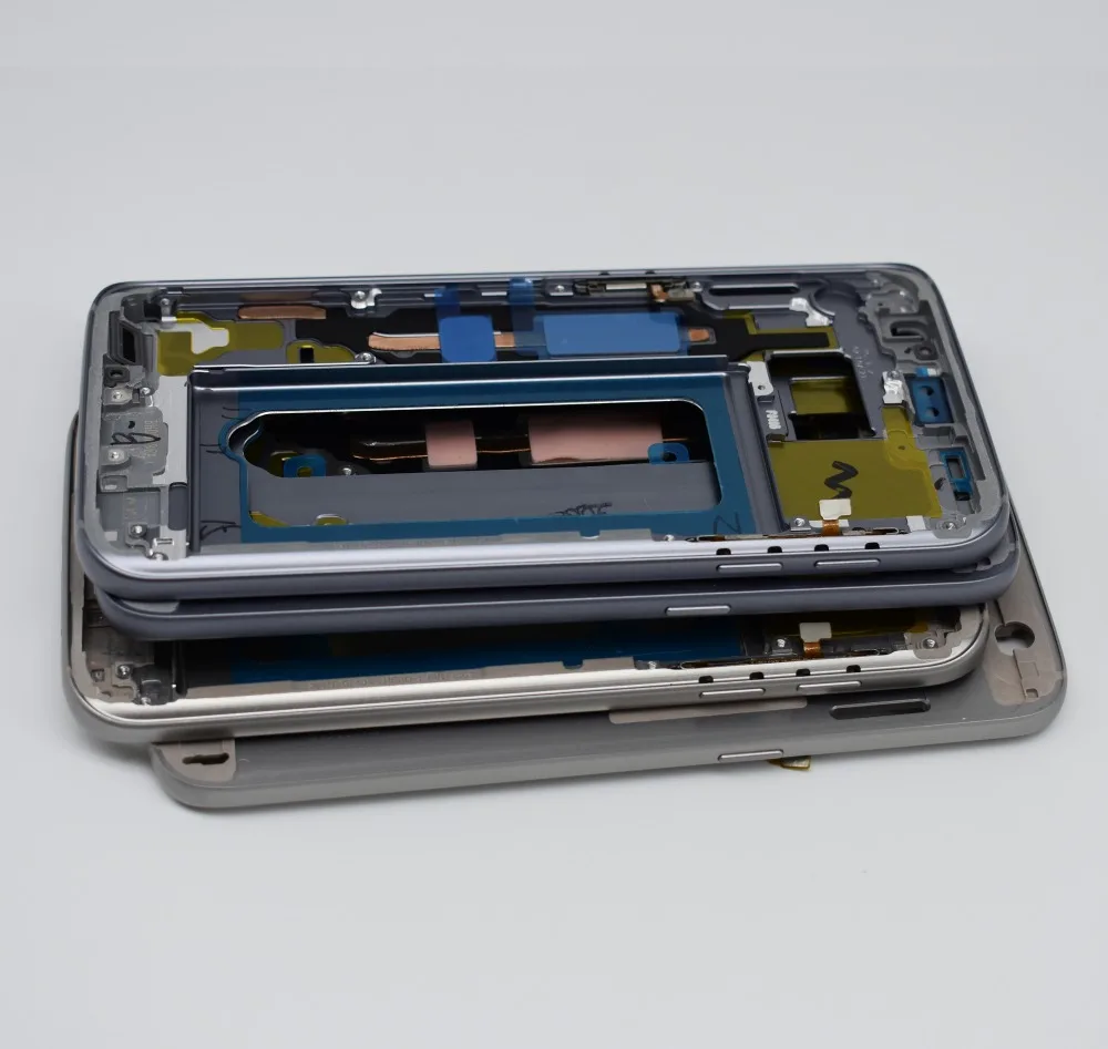 Оригинальная средняя рамка для Samsung Galaxy S7 G930 G930F Рамка Металлическая Корпус с