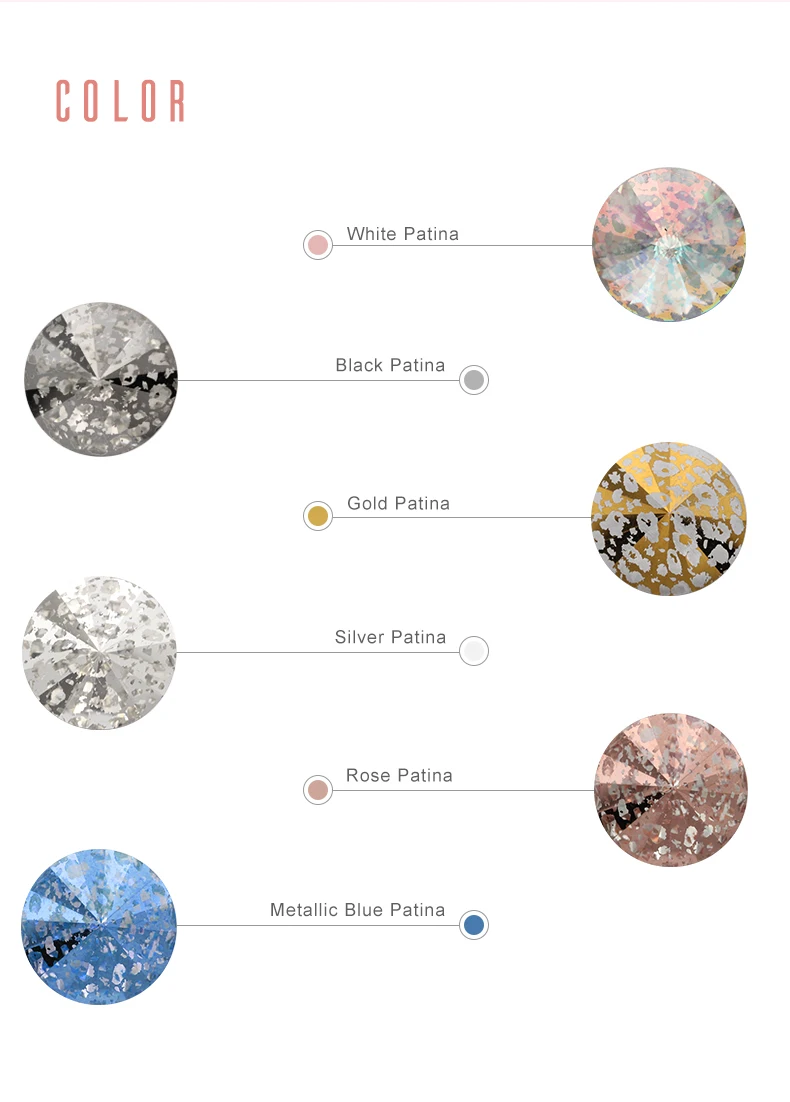 Цвет стеклянный кристалл в форме слезы патина Стразы высокое качество Pointback Необычные каменные капли Кристалл Стразы для одежды