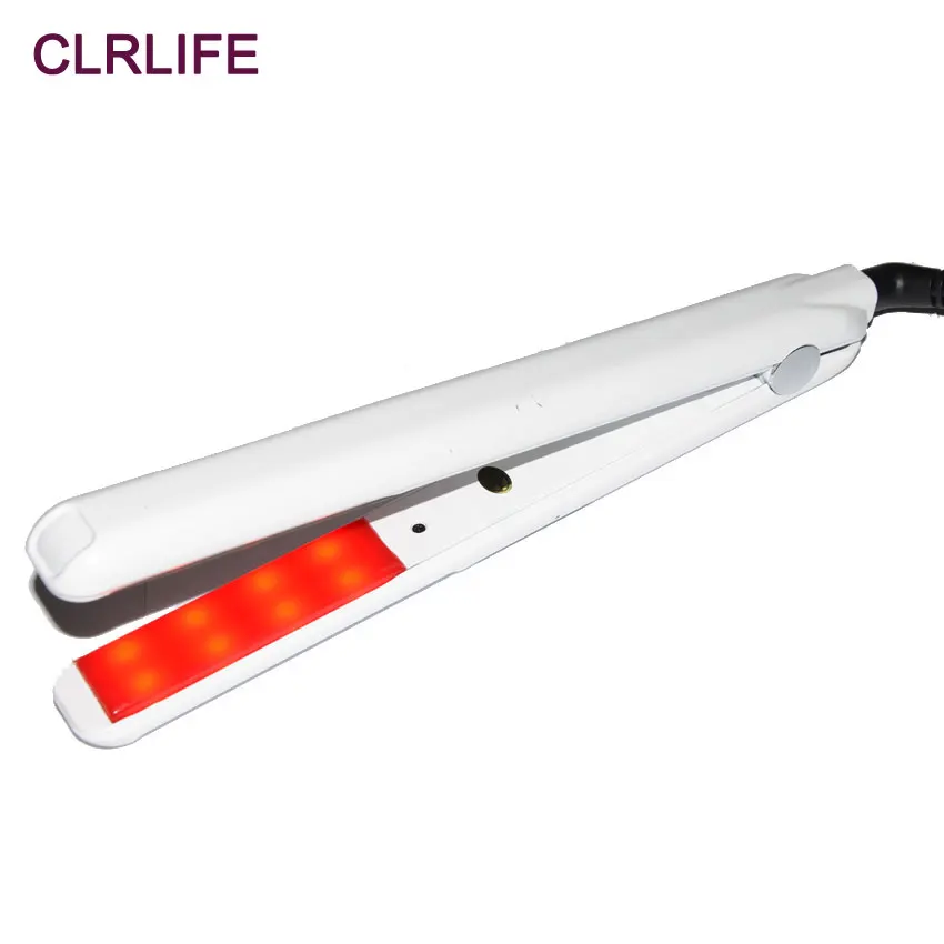 

CLRLIFE Ultrasonic & Infrared Hair Care Iron Recovers The Damaged Hair Styler Cold Iron Hair Care Treatment Straightener Tool