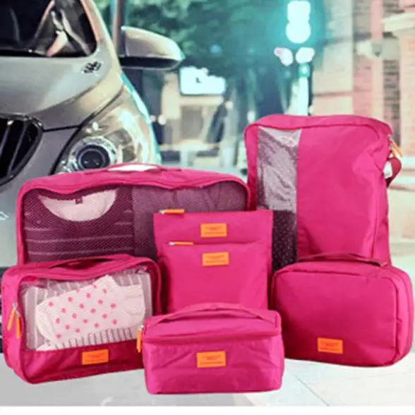 7pcs Clothes Storage Bags Ng Cube Functional Travel Luggage 7pcs Clothes Storage Bags Ng Cube Functional Travel Luggage Organizer Bag