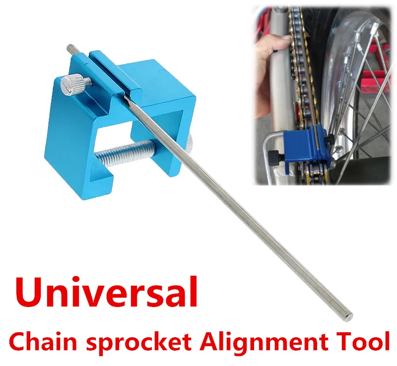Universal Chain Alignment Tool pour Moto ATV Bike Rear Sprocket Ajustement